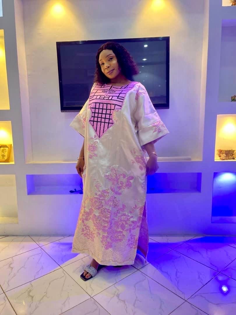 Luxury Damask Brocade Afro  Embroidered Kaftan