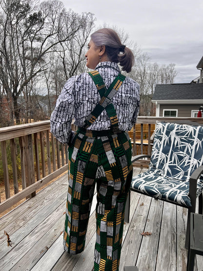 African Print Ankara  Pant Set Afro American Outfits