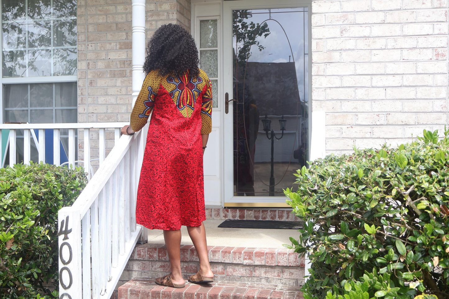 African Ankara Wax Print Sahara Everyday Dress