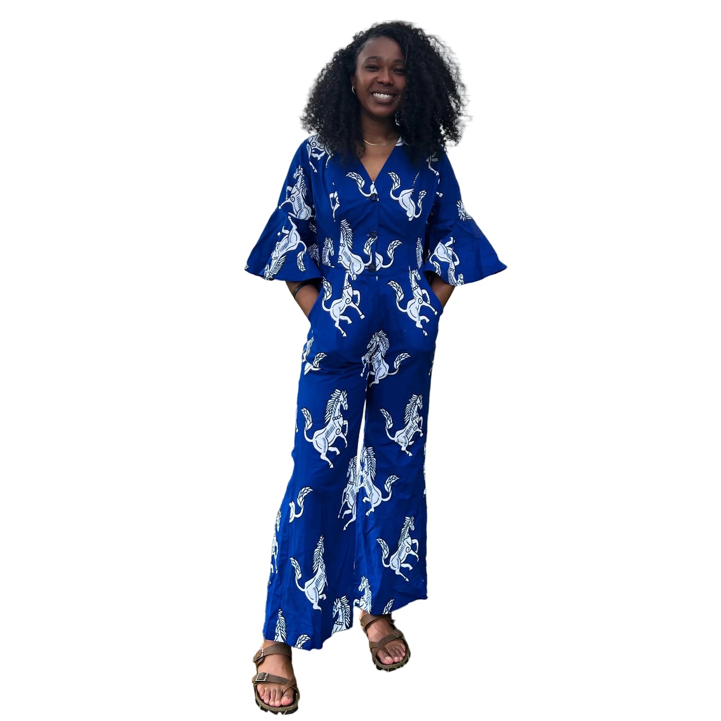 African Wax Print Ankara Triumph Jumpsuit