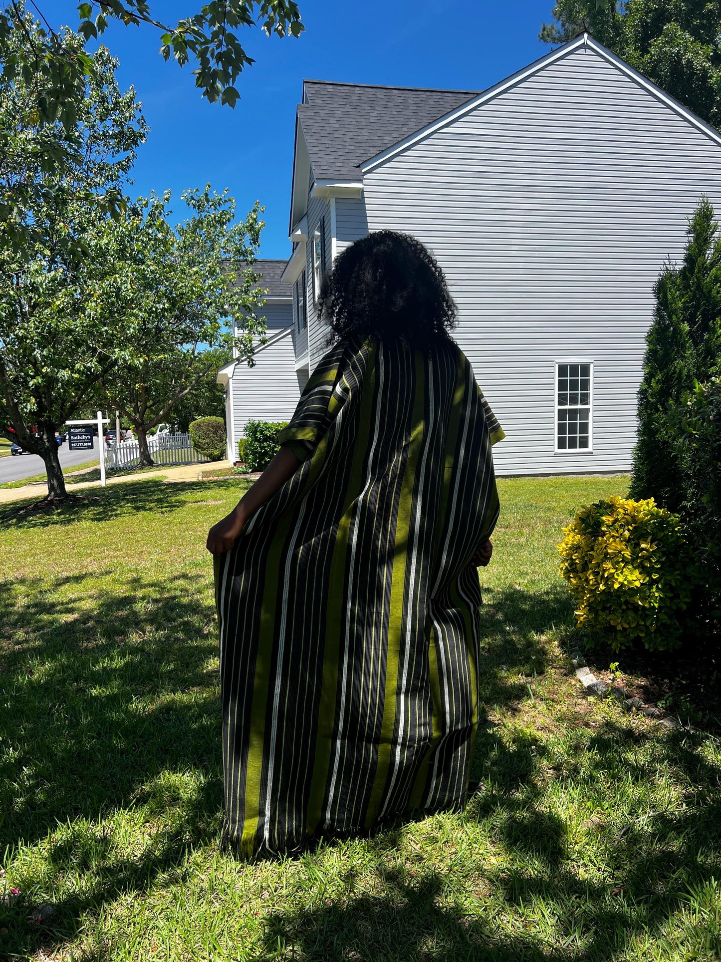 Special African Traditional Woven  Aso-Oke/Kente  Dress