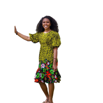 African Print Ankara Elegant Dress