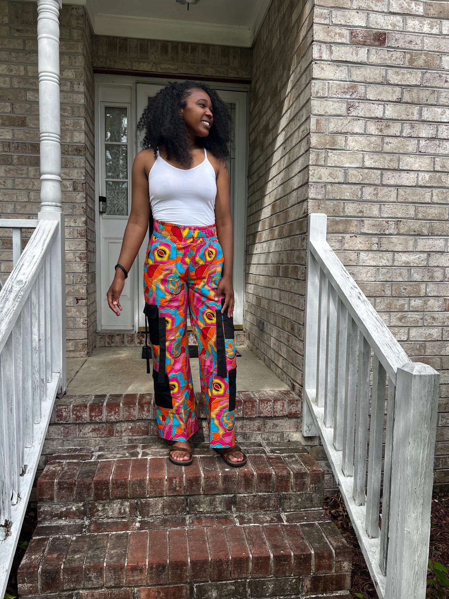 African Ethnic Prints Ankara Cargo/Jogger/Bell Botttom/ Designed Pants Afro American Outfits
