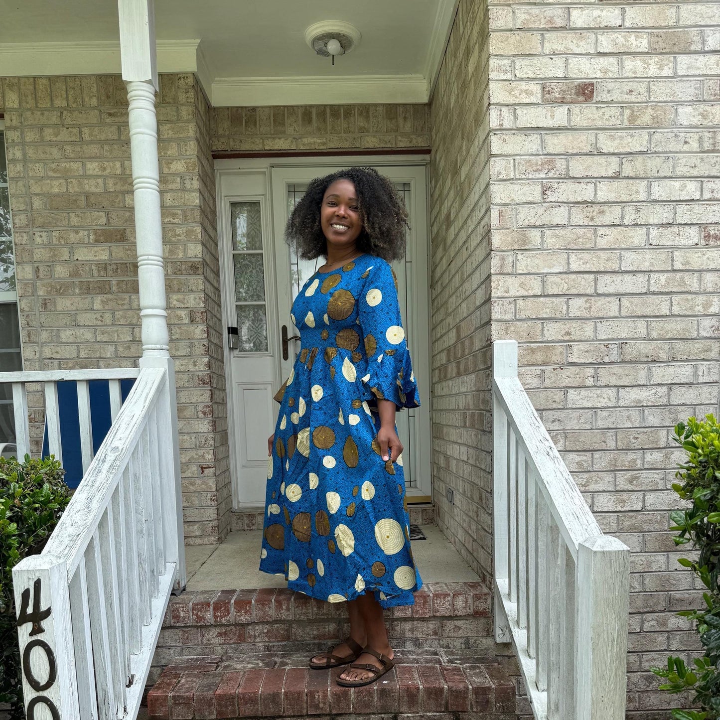 African Prints Ankara Afro Kandake Fit and Flare Dress Afro American Outfits