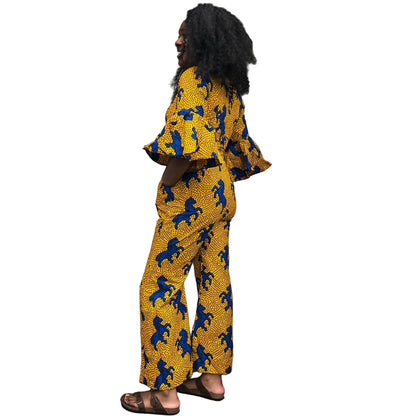 African Wax Print Ankara Triumph Jumpsuit