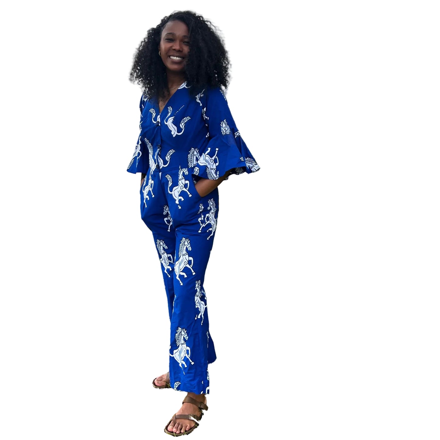 African Wax Print Ankara Triumph Jumpsuit