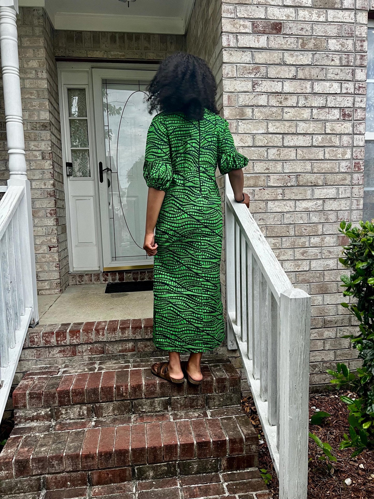 African Wax Print Ankara Tie Waist Sisi Eko Dress Afro American Outfits