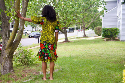 African Print Ankara Elegant Dress