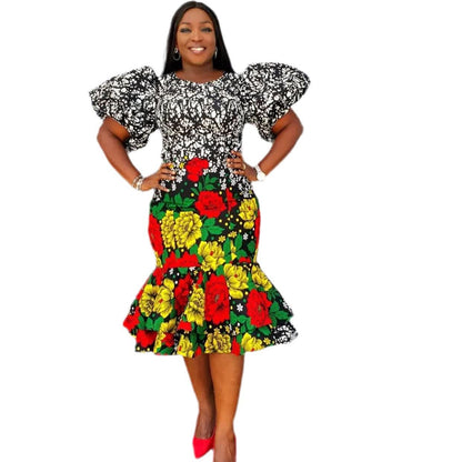 African Print Ankara Elegant Dress
