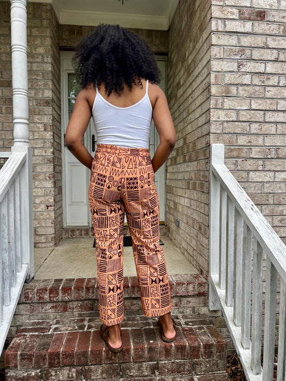 African Ethnic Prints Ankara Cargo/Jogger/Bell Bottom/ Designed Pants