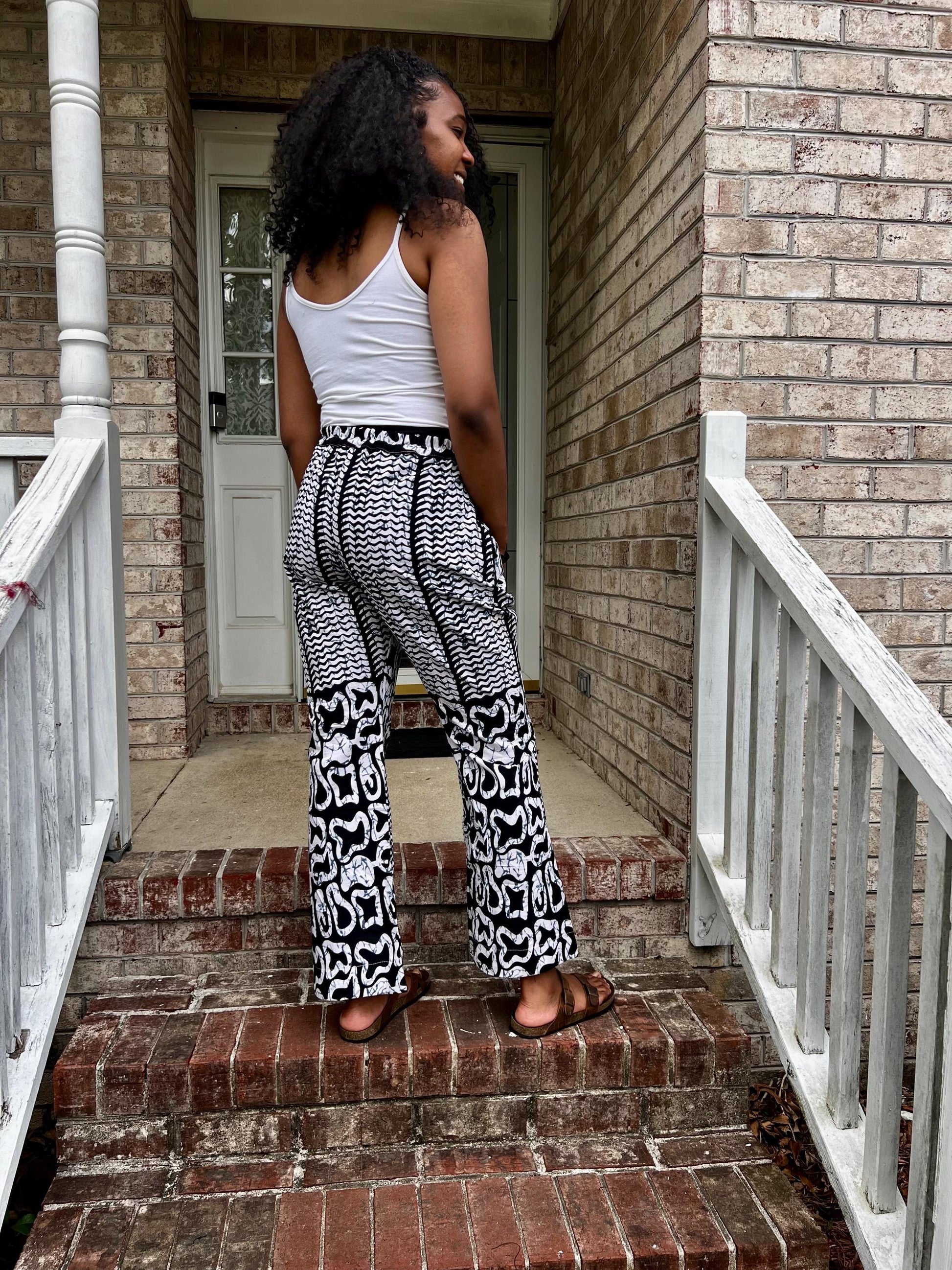 African Ethnic Prints Ankara Cargo/Jogger/Bell Botttom/ Designed Pants Afro American Outfits