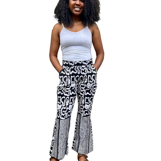 African Ethnic Prints Ankara Cargo/Jogger/Bell Botttom/ Designed Pants