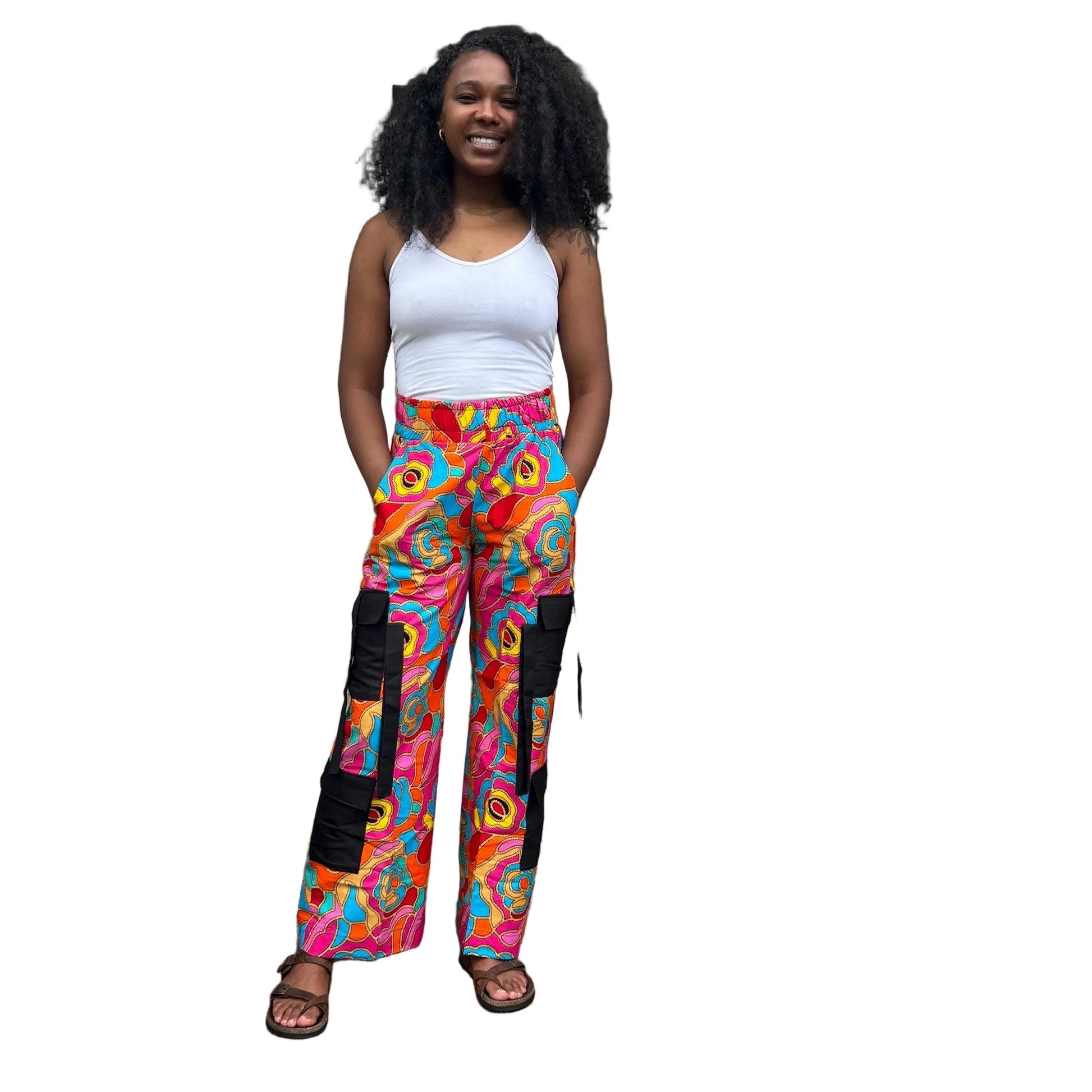 African Ethnic Prints Ankara Cargo/Jogger/Bell Botttom/ Designed Pants Afro American Outfits