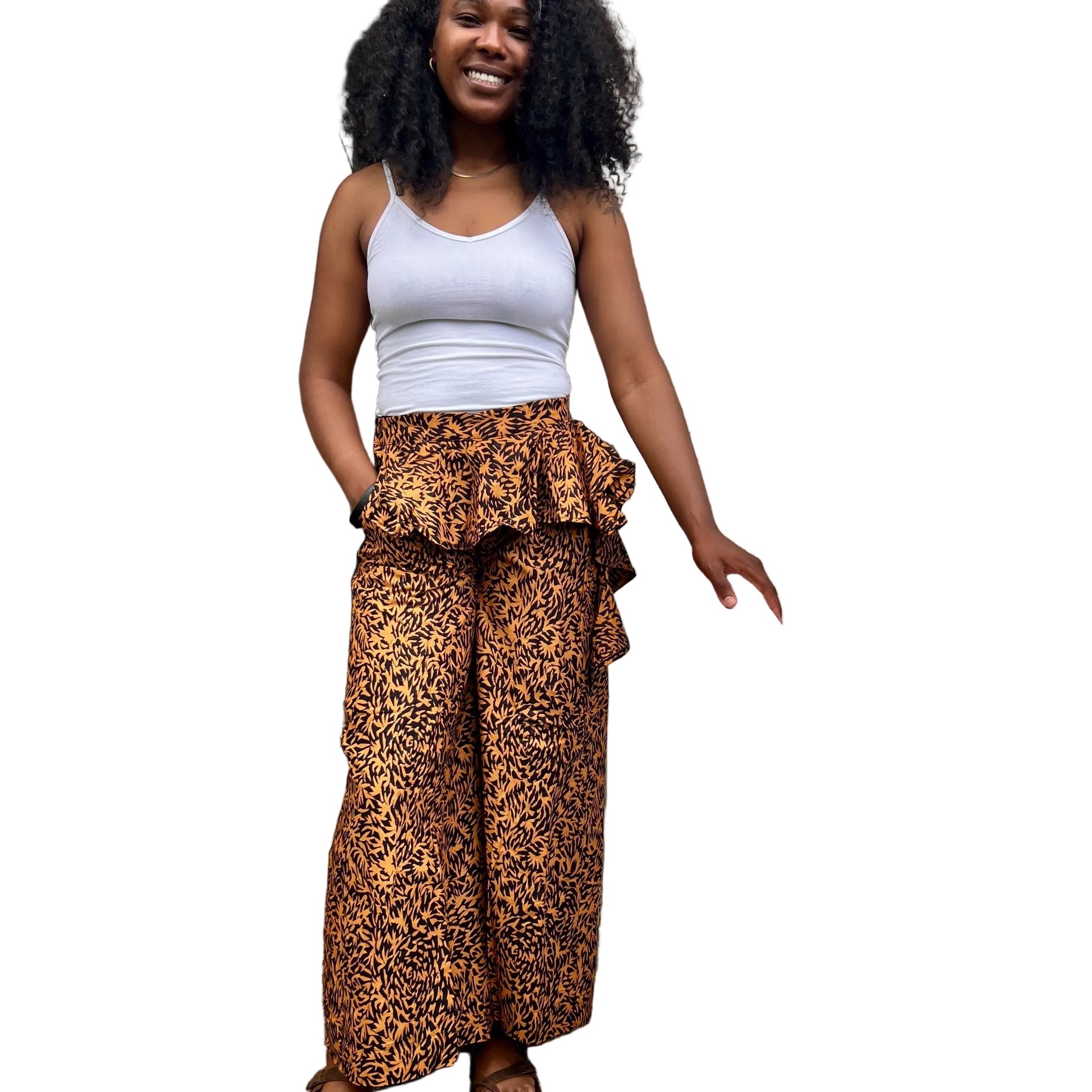 African Ethnic Prints Ankara Cargo/Jogger/Bell Botttom/ Designed Pants Afro American Outfits