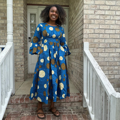 African Prints Ankara Afro Kandake Fit and Flare Dress Afro American Outfits