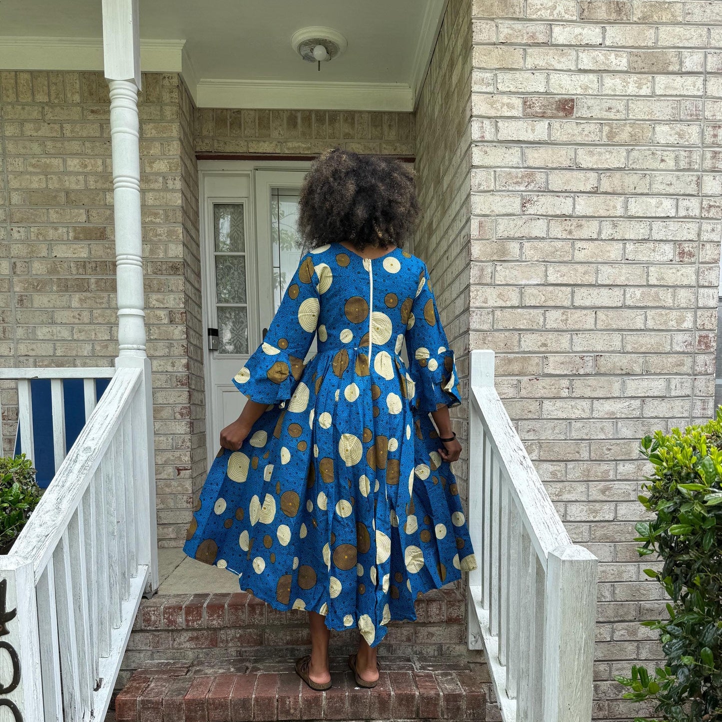 African Prints Ankara Afro Kandake Fit and Flare Dress Afro American Outfits