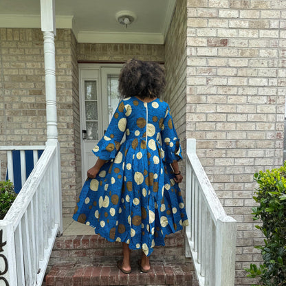 African Prints Ankara Afro Kandake Fit and Flare Dress Afro American Outfits