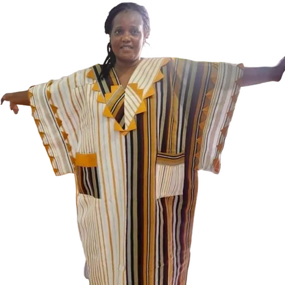Special Occasions African Traditional Woven Aso-Oke/Kente Dress