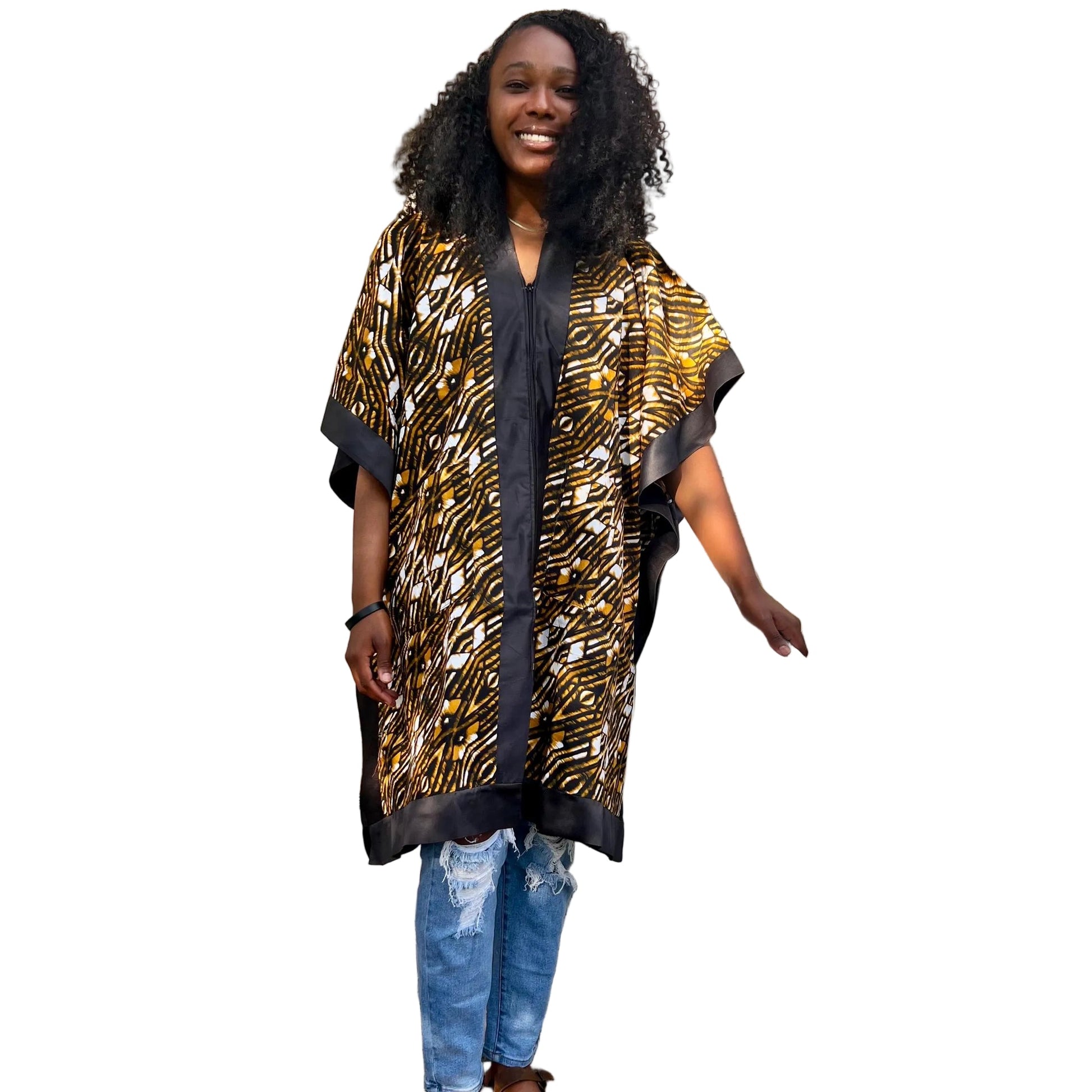 African Prints Ankara Danshiki, Kimono, shirt Tops Afro American Outfits