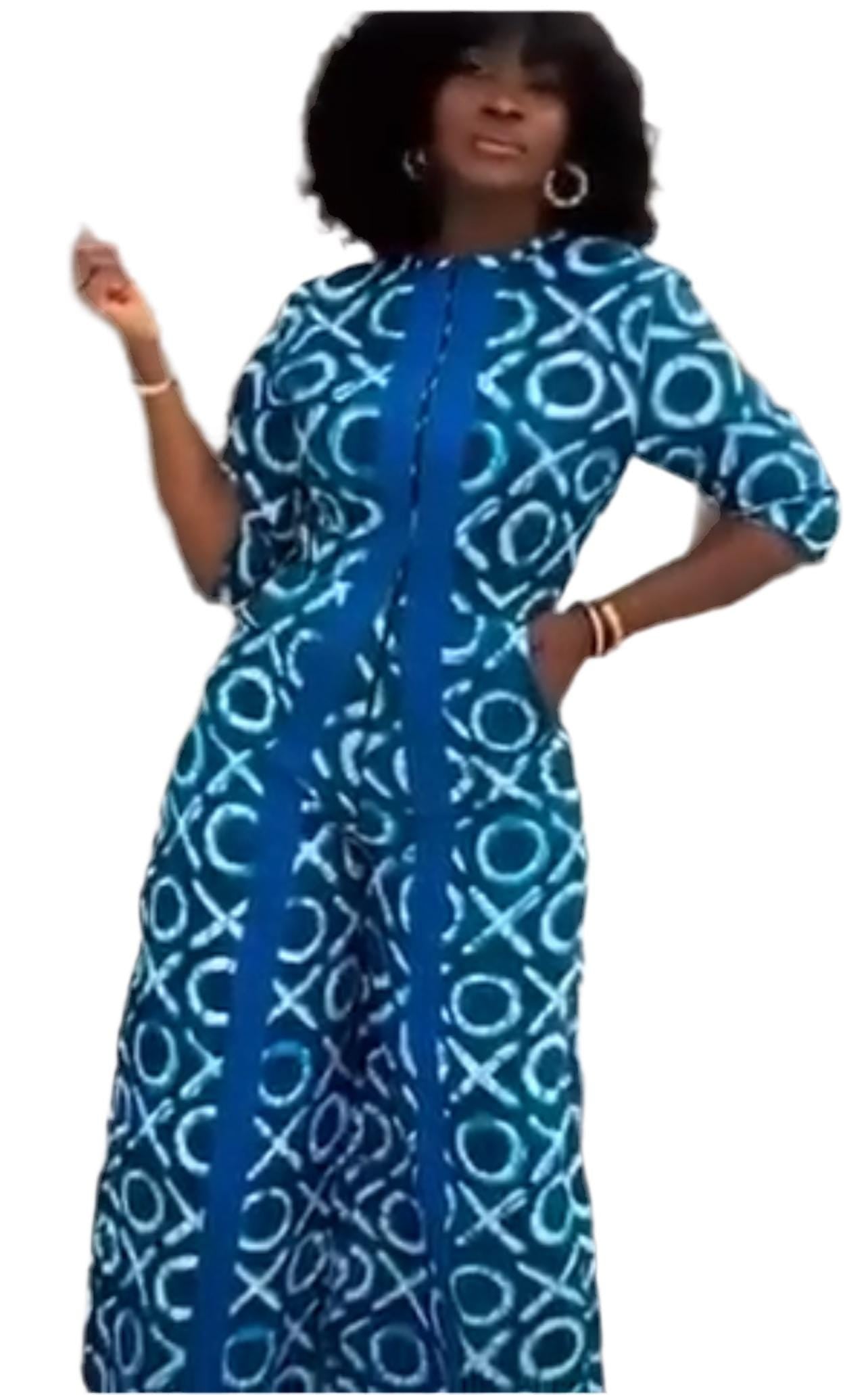 African Print Afro Freda Ankara Jumpsuit Afro American Outfits
