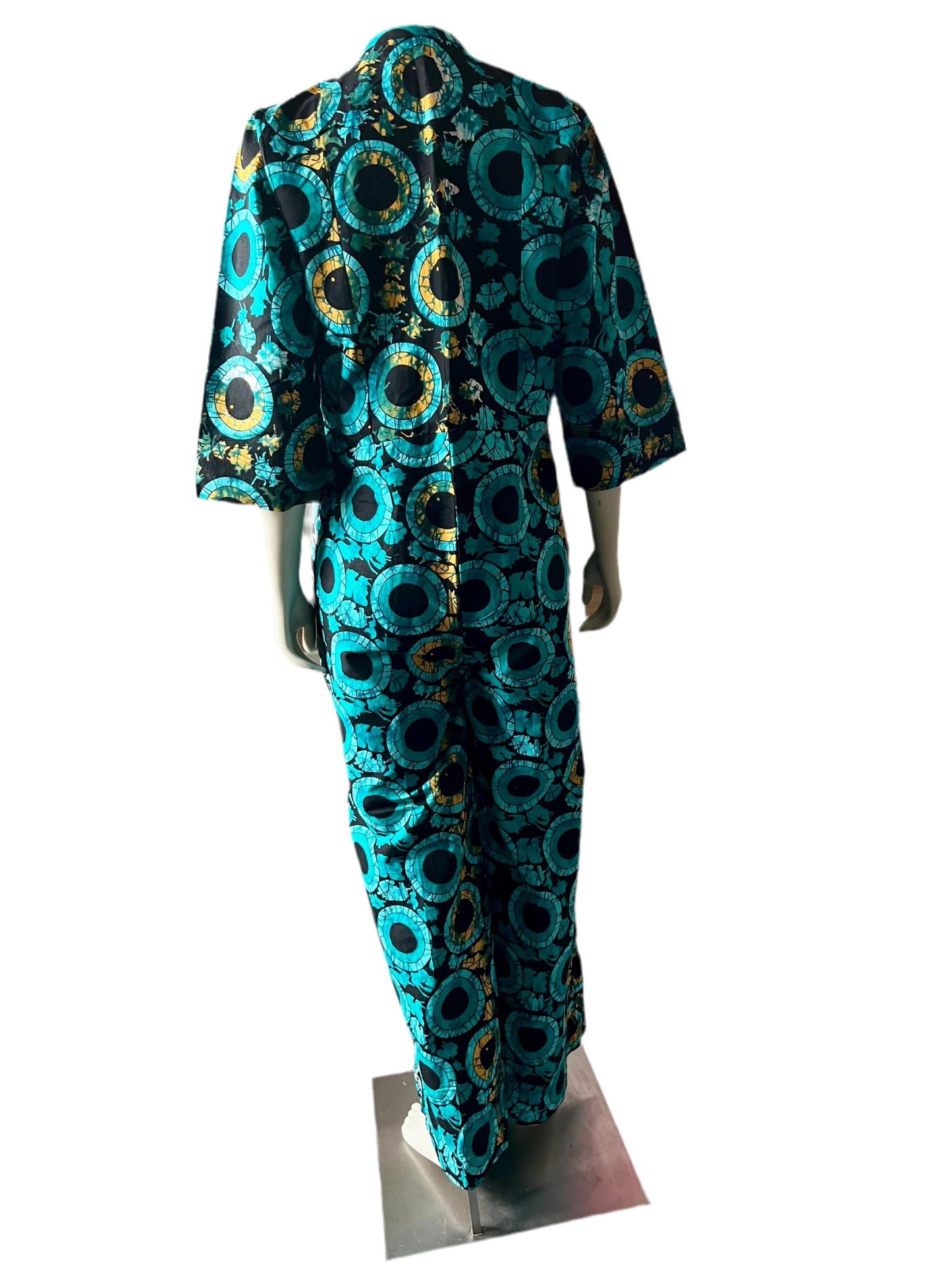 African Print Afro Freda Ankara Jumpsuit Afro American Outfits
