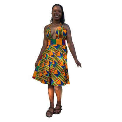 African Ankara Print  Variety Summer   Dress