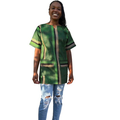 African Prints Ankara Women Danshiki Tops