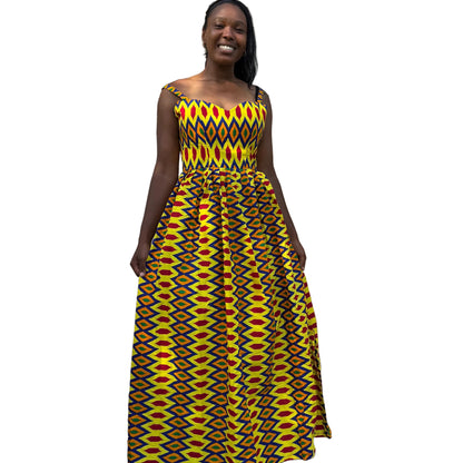 African Ankara Print  Variety Summer   Dress