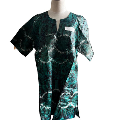 African Print Danshiki Top: Unisex Ethnic Blouse, 100% Cotton