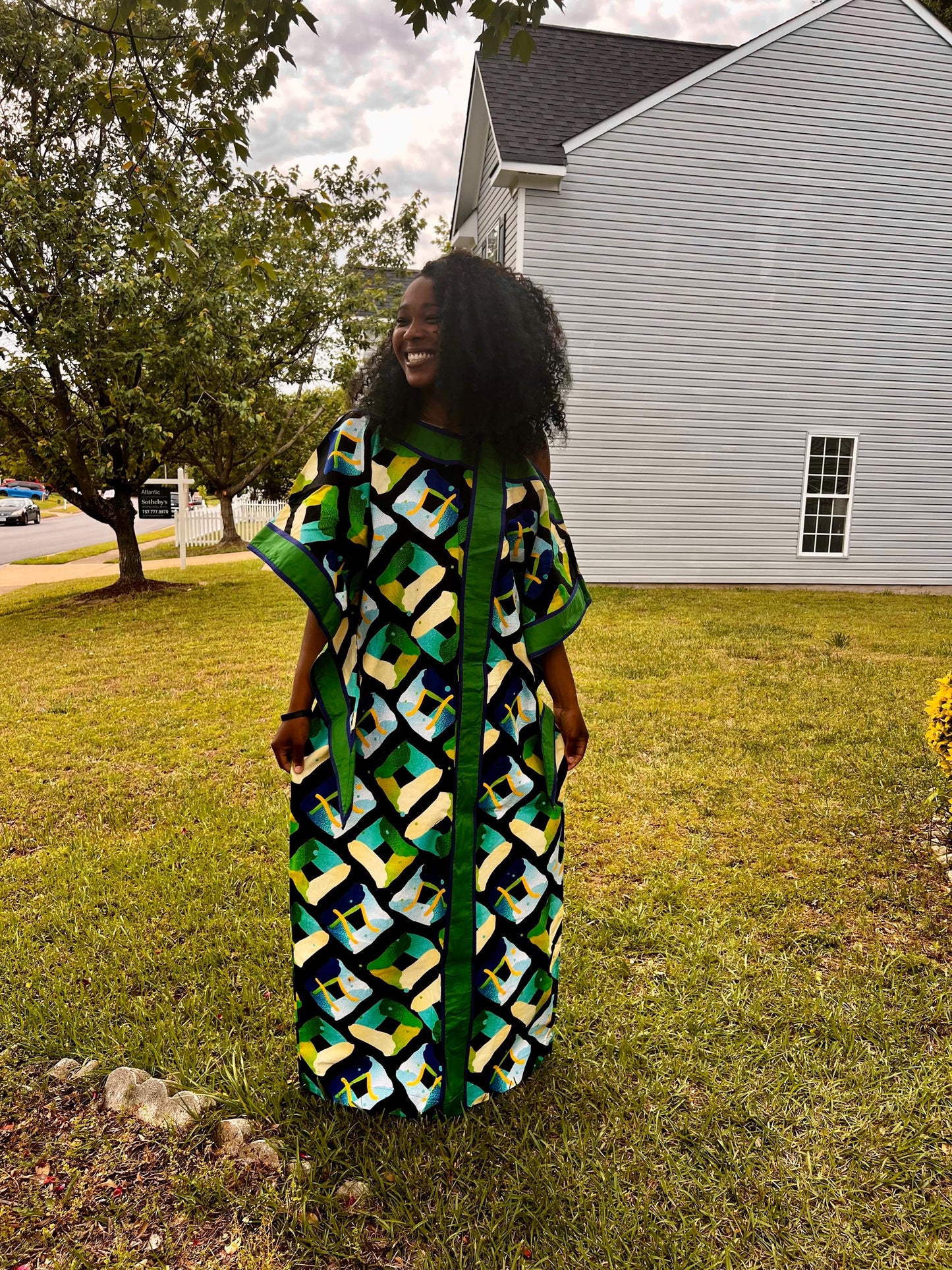 African Ankara Wax Print off Shoulder Afro  Abeke Bubu Maxi Dress Afro American Outfits