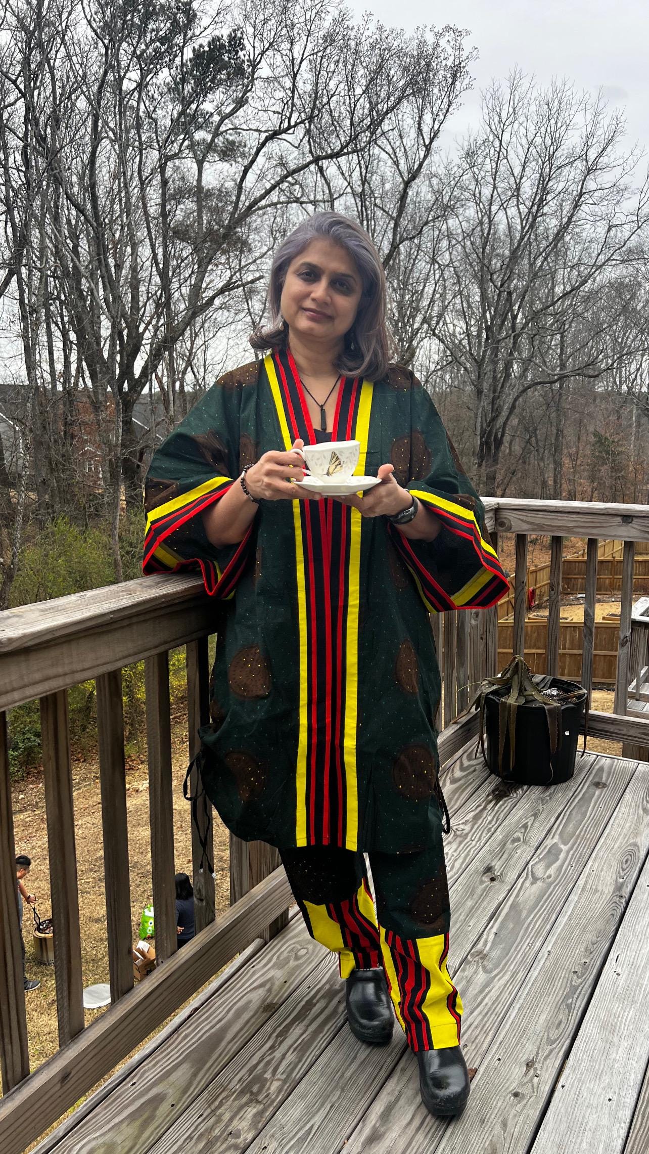 African  Ankara Wax Print  Kimono Pant Set