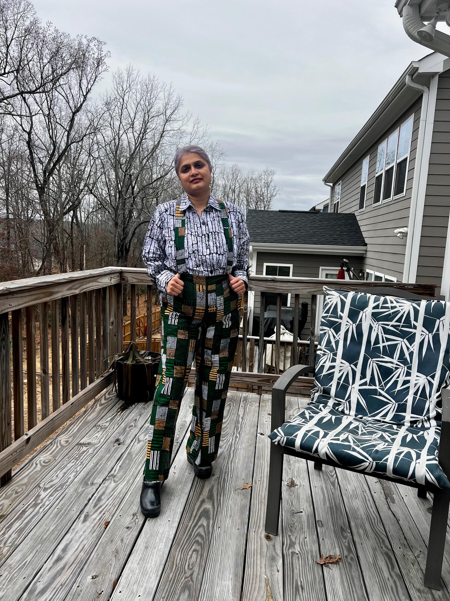 African Print Ankara  Pant Set Afro American Outfits