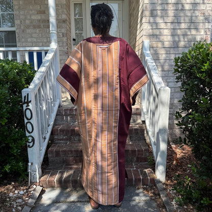 Special Occasions African Traditional Woven Aso-Oke/Kente Dress