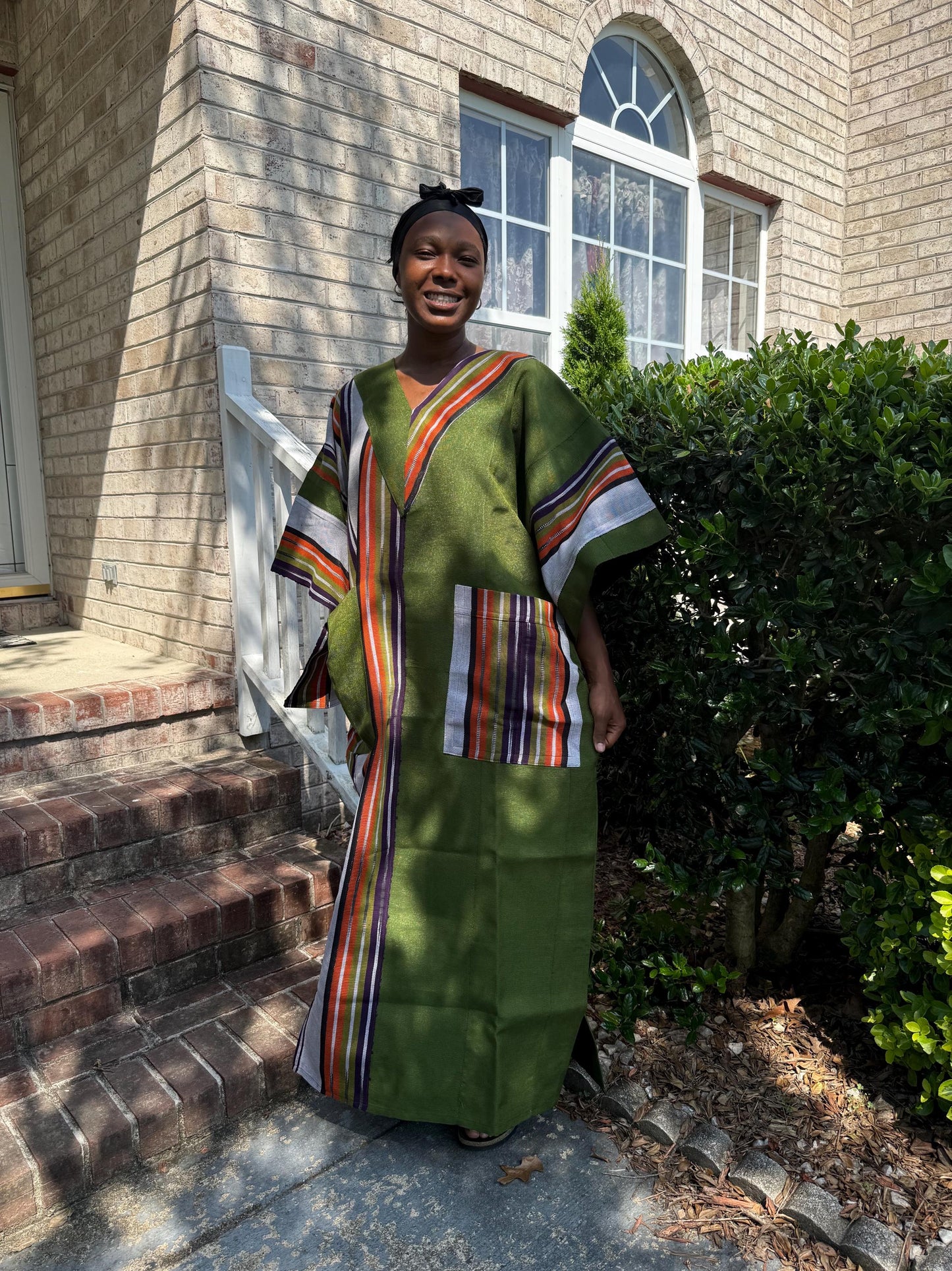 Special African Traditional Woven  Aso-Oke/Kente  Dress