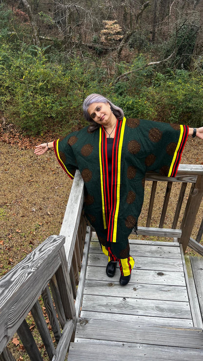 African  Ankara Wax Print  Kimono Pant Set