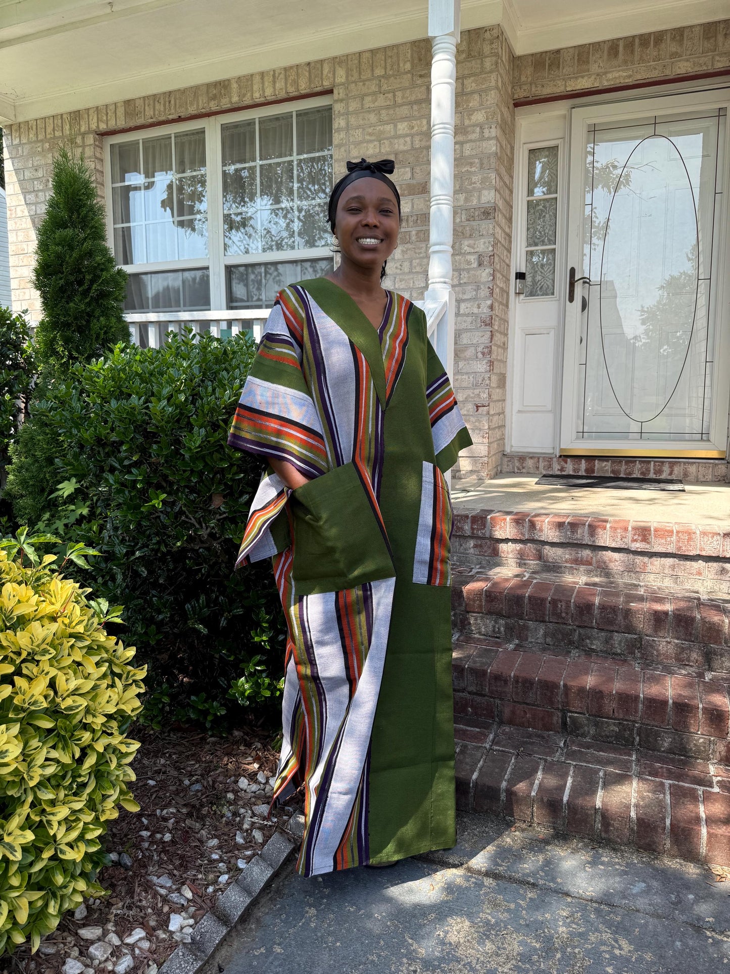 Special African Traditional Woven  Aso-Oke/Kente  Dress