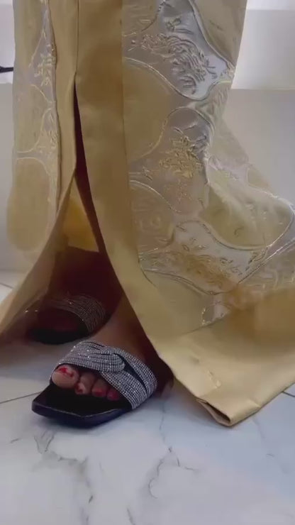 Afro Sharon Mixed Brocade Boubou