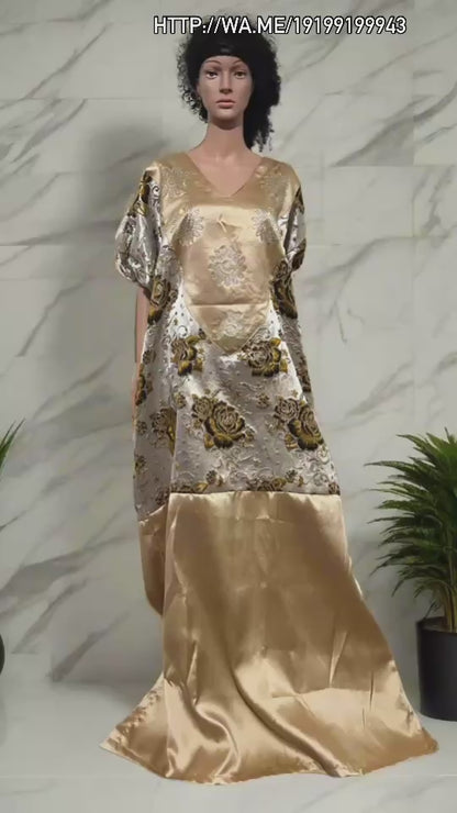 Afro Sharon Mixed Brocade Boubou