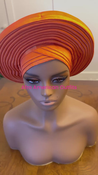 African Turban Auto Gele