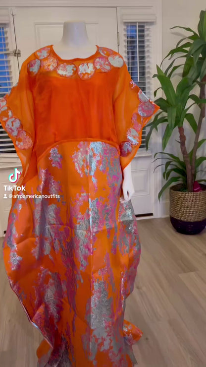 Modern Organza Damask Bubu