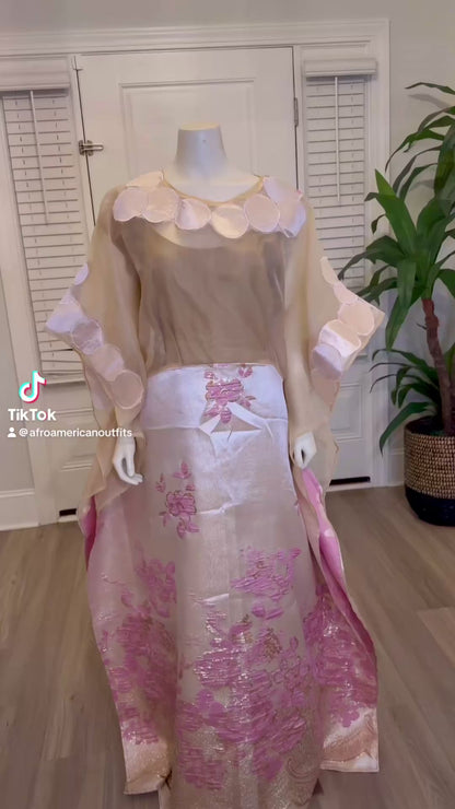 Modern Organza Damask Bubu