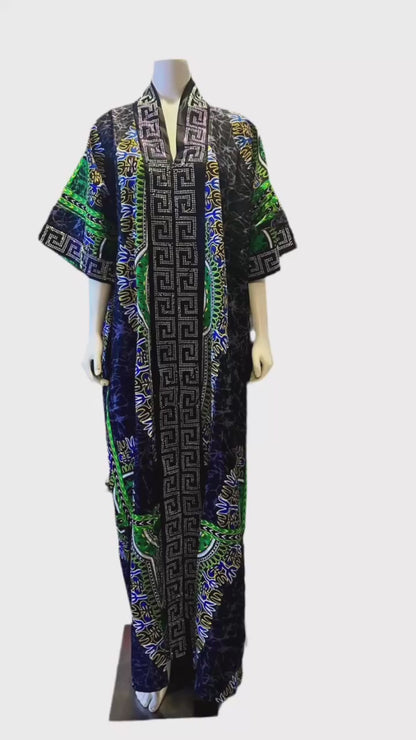 Afro Kimono Dress