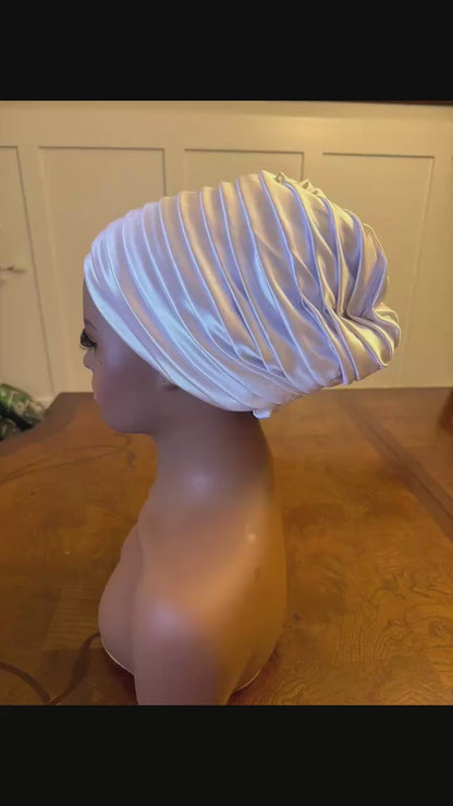 African Step Patterned Turban