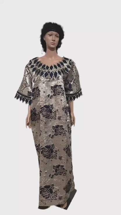 Afro Mercy Luxury Brocade Kaftan