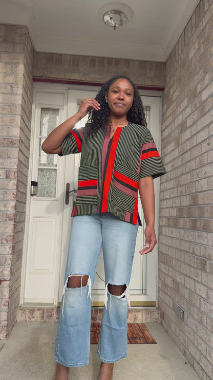 African Prints Ankara Women Danshiki Tops