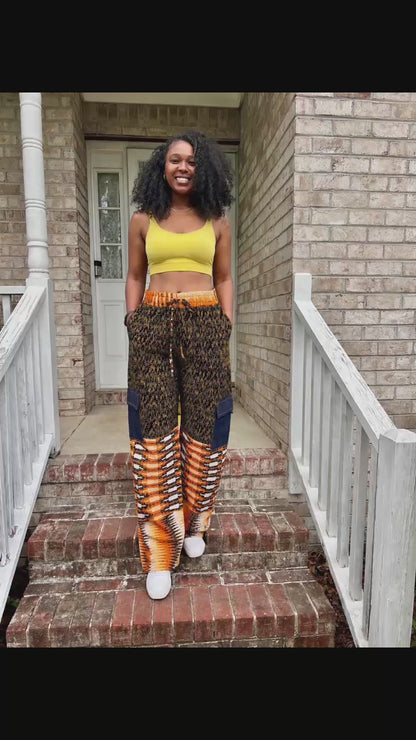 Varieties African Ethnic Prints Unisex Ankara Cargo Pants/Bottom