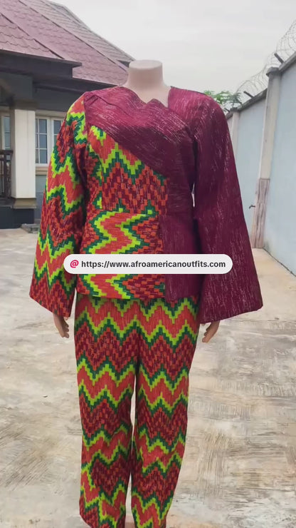 Afro Ashanti Pant Set