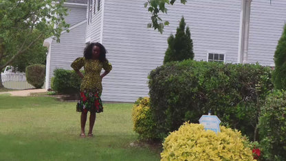 African Print Ankara Elegant Dress